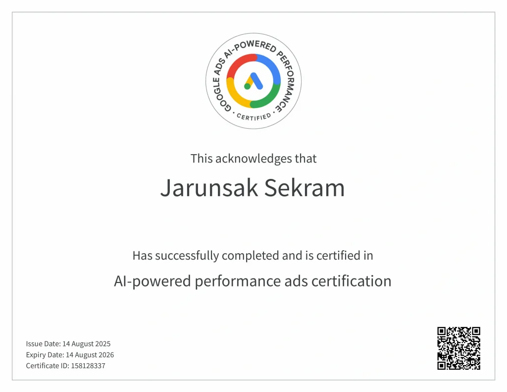 Google AI powered performance ad 2025